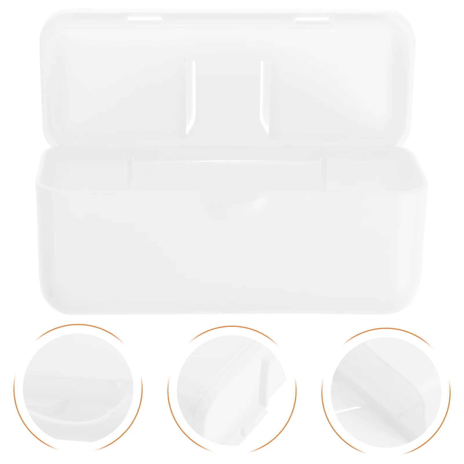 

2pcs Wall-Mounted Trash Bag Storage Box Adhesive Holder Dispenser Container For Bathroom Kitchen Home Hotel Use White
