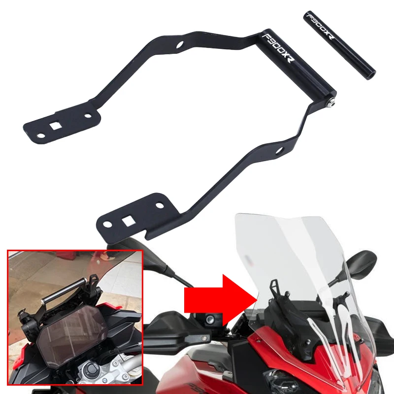 

Motorcycle CNC Accessories GPS Navigation Bracket Phone Holder Stand Fit For BMW F900XR F900 XR F 900XR 2020 2021 2022 2023
