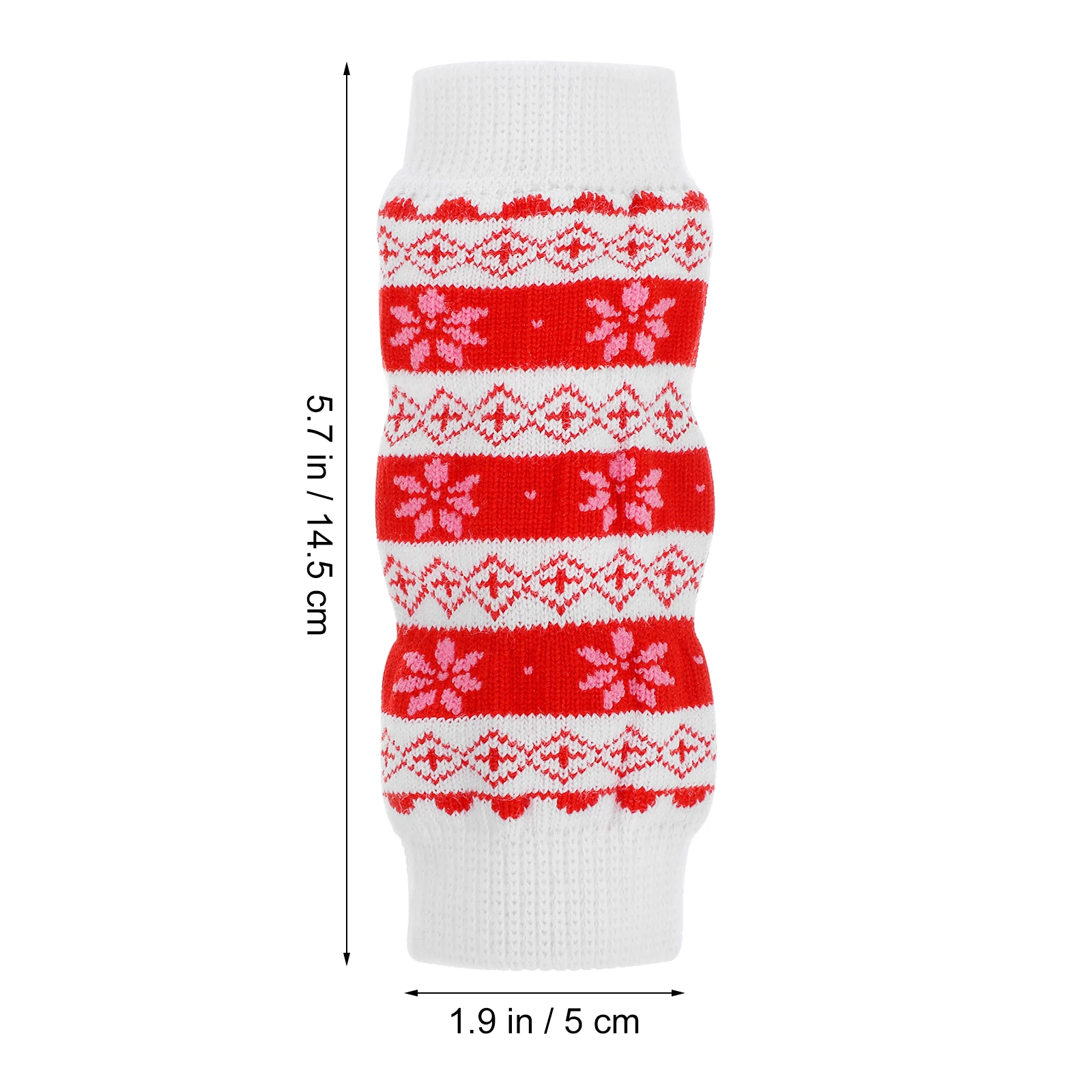 

4pcs Pet Leg Sleeve Winter Warm Covers for Dog Knee Protectors Small Socks Elastic Mouth Dogs Leg Hair Joint