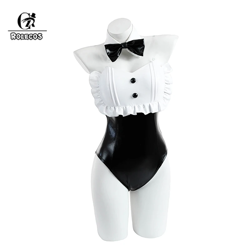 

ROLECOS Sakurajima Mai Bunny Suit Original Women Sexy Costume Makima Bunny Girl Costume Mid Style Jumpsuit Party Jumpsuit