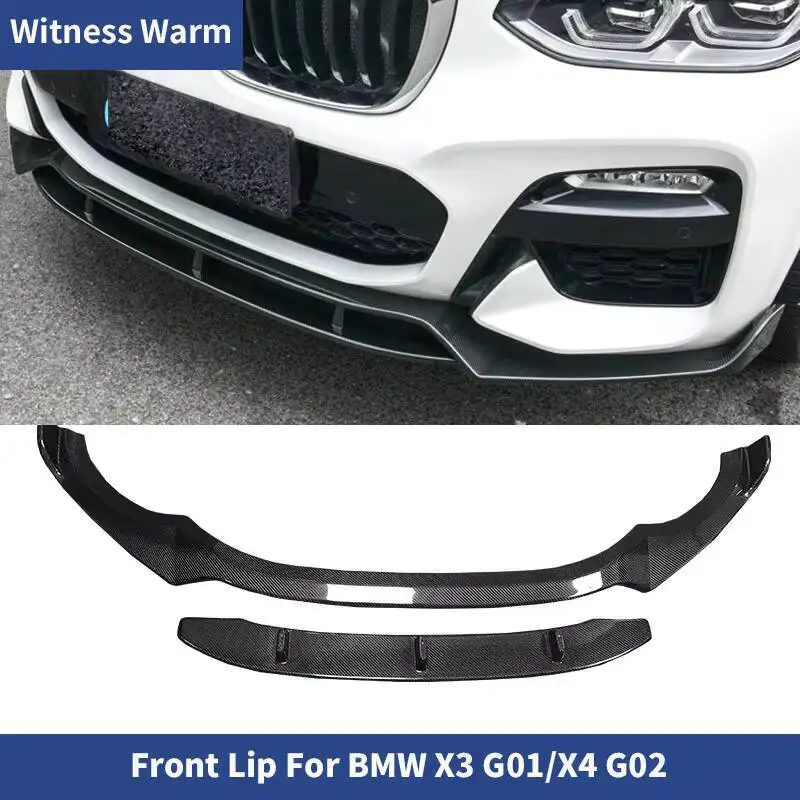 Bmw G01 G02 Bery Tage Kit de carrosserie de voiture, pare-chocs avant, deux pièces, Jules, séparateur, modelmicrophone, ruisseau avant, 2018, 2019, 2020