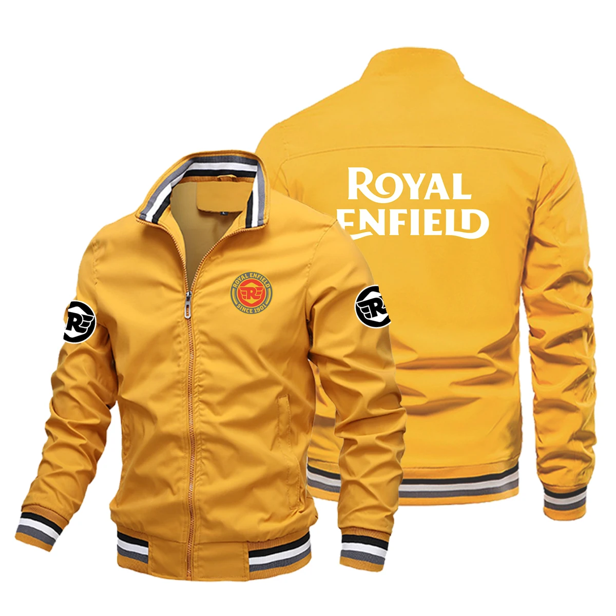 2024 Nieuwe Retro-stijl Royal Enfield Motorjas Racing Jas Windjack Buitensporten Fietsjack Herenkleding tops