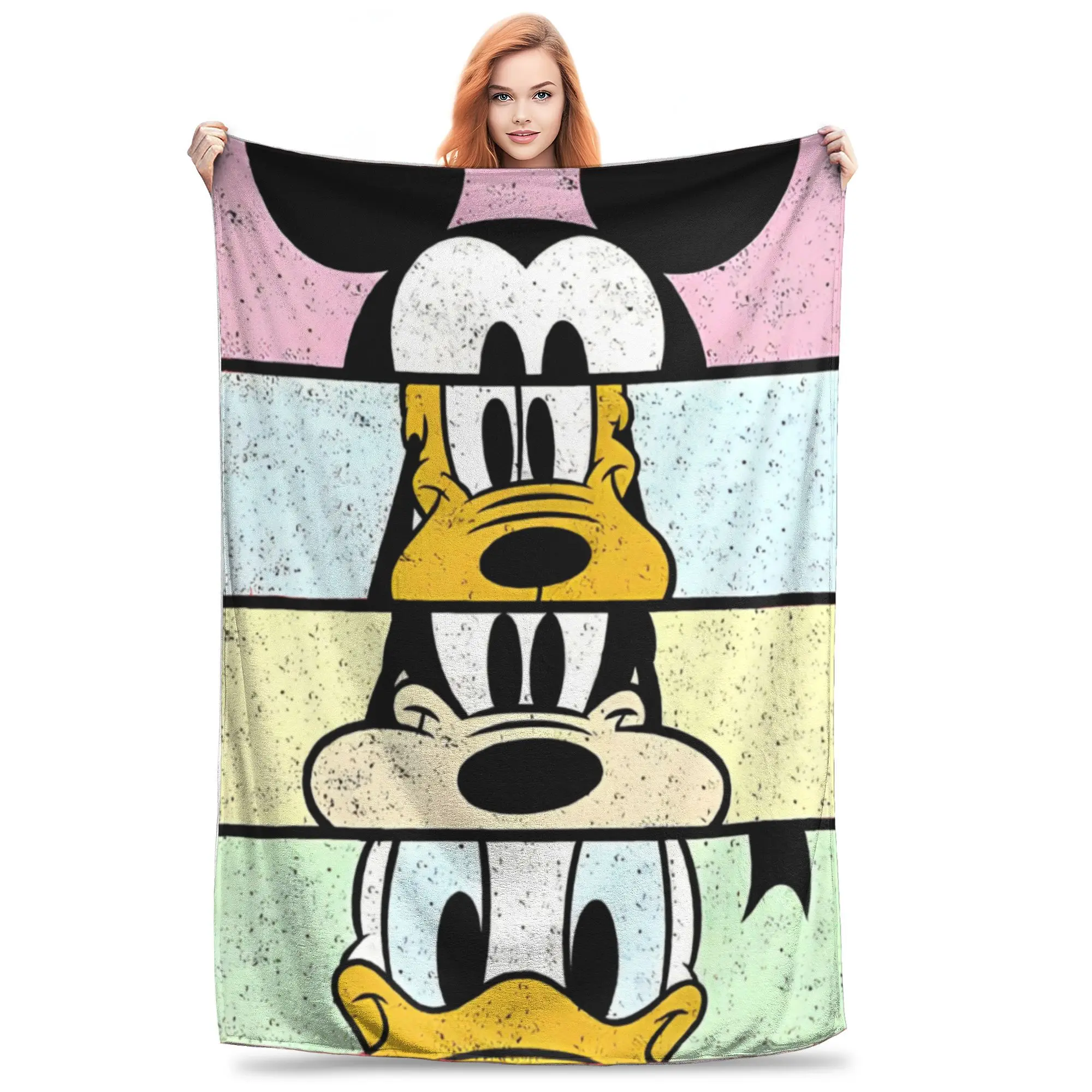 

disney mickey mouse Blanket Soft Flannel Comfort Present Throw Blankets Plush Thin Quilt