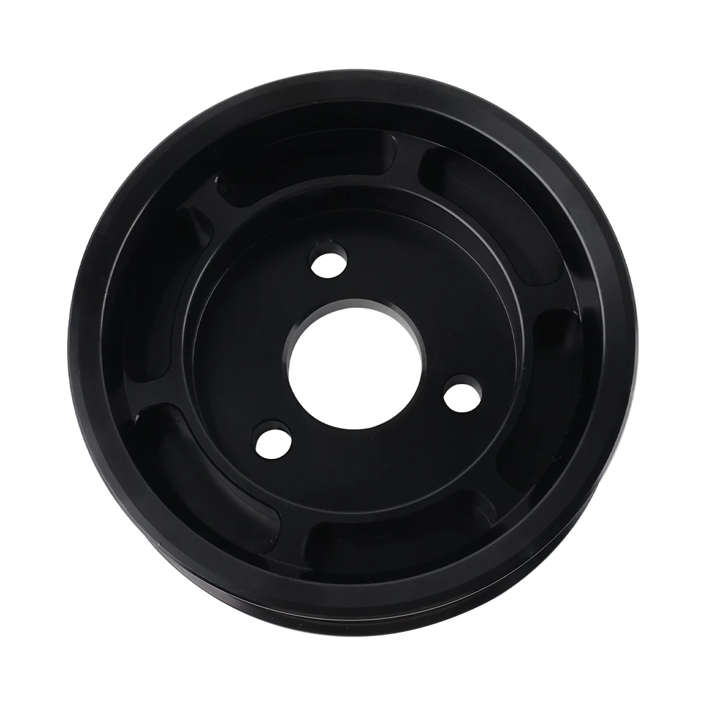 Black Power Steering Aluminium Pulley 32427553955 For BMW E82 E88 135i E90 E91 E92 E93 335i 335xi N54 Belts Pulleys Engine Parts view 3