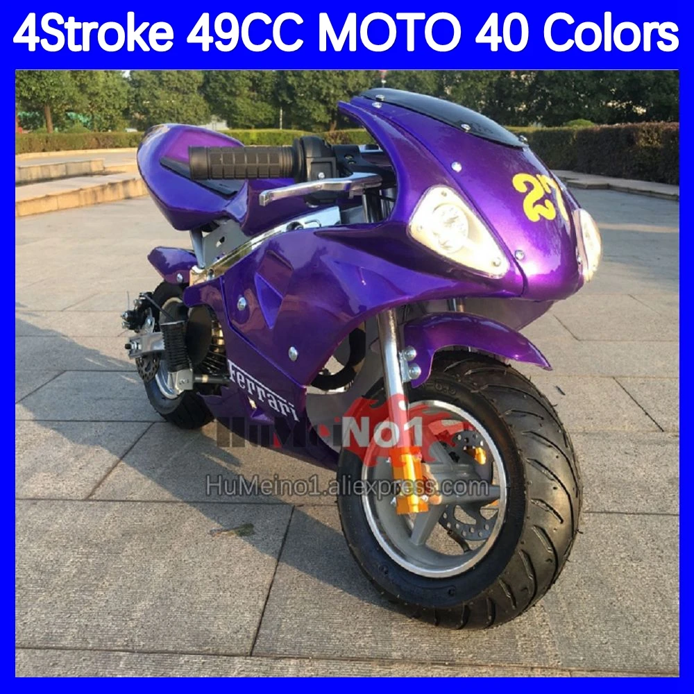 On Sale 49 50 CC 4-Stroke Gasoline Motorcycle Racing MOTO Dirt Bikes Motorbike Discount Promotion For Adult Children Boys Girls