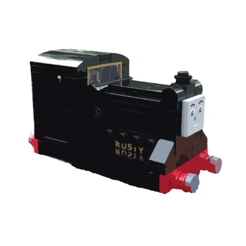 Popularny Anime Miasto Samochód Model MOC Klocki Konstrukcyjne Lokomotywa Parowa Modułowa Technologia Prezenty Świąteczne Zestaw Zabawek dla Dzieci