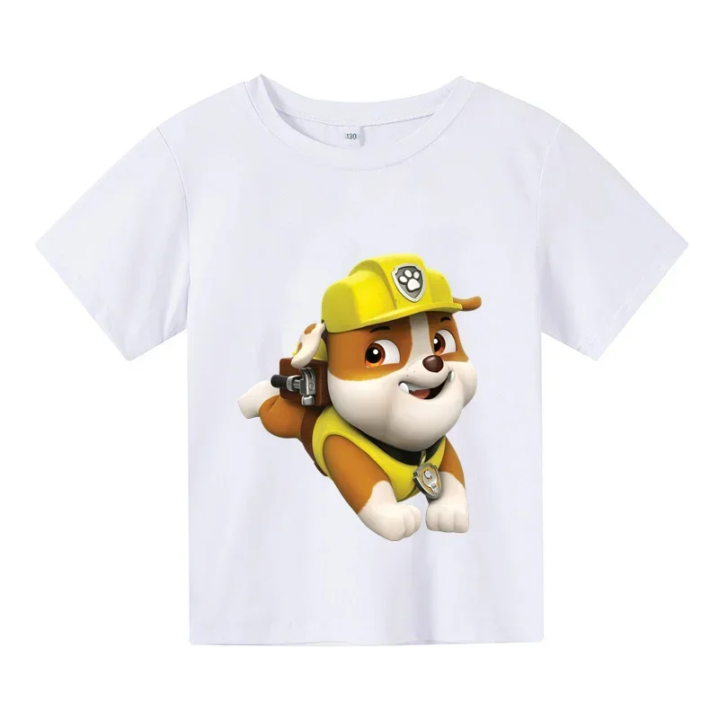 New Summer T-shirt for boys and girls with short sleeves, 3-14 year old children's fashion casual printed clothing