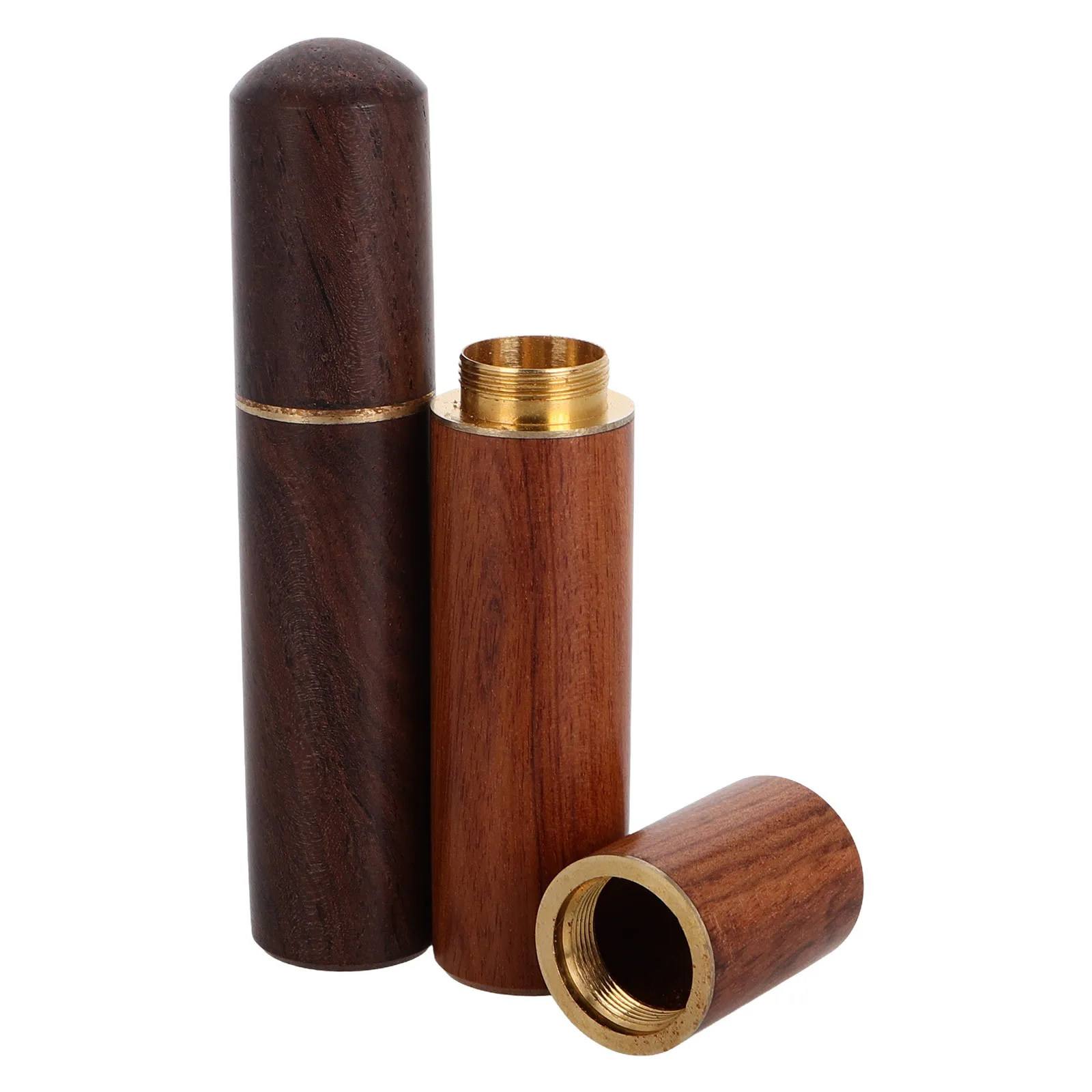 

2Pcs Portable Survival Storage Container Waterproof Wood Match Boxes Airtight Dry Case Camping Hiking Outdoor Backpack