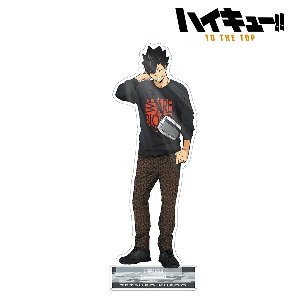 Haikyuu!!  Game Shoyo Hinata Toru Oikawa Kenma Kozume Tobio Kageyama Clothes Figure Doll Anime Acrylic Stand Model