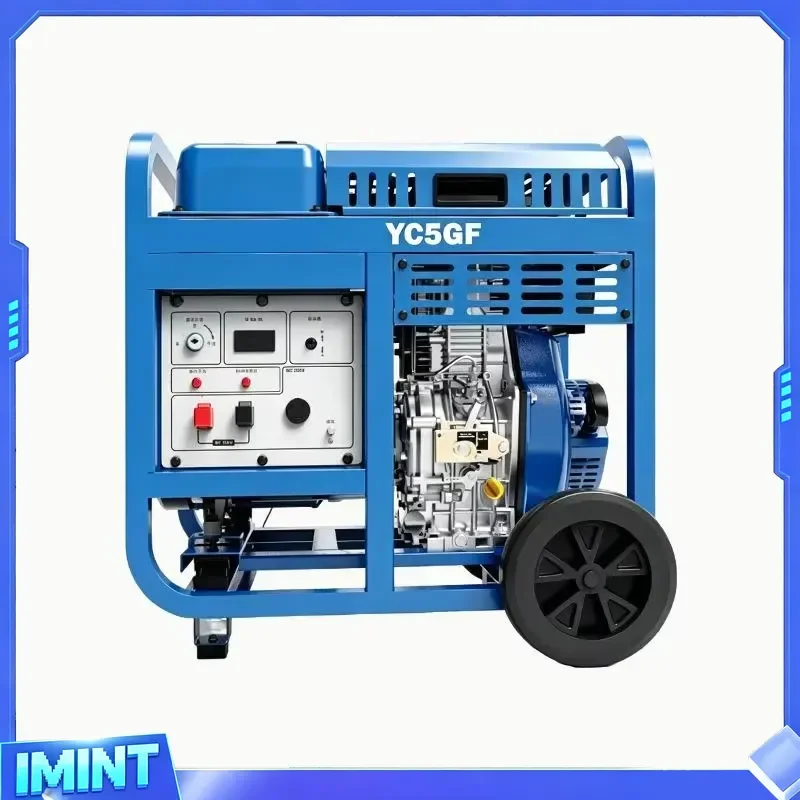 Generator Set with Auto Start System Silent Mobile All Copper Brushless Motor AC Single Phase Backup Power Supply