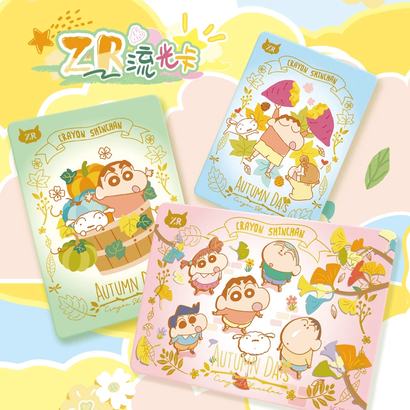 Kayou Anime Crayon Shin-Chan Card Party Bag Nohara Misae Nohara Hiroshi Rare Collection Card Toy For Children'S  Surprise  Gift