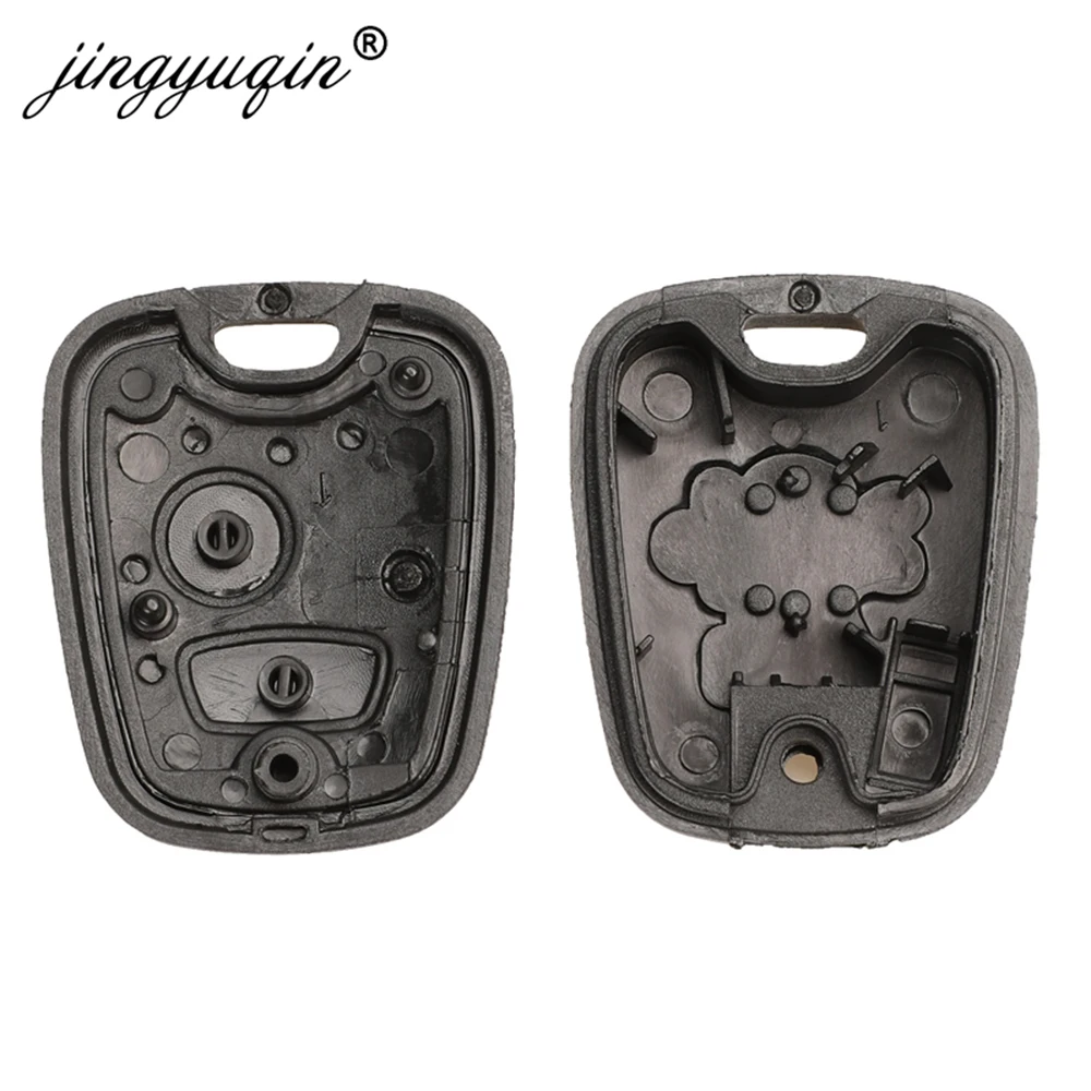 Jingyuqin 20 sztuk dla Toyota Peugeot 107 206 207 306 307 407 Citroen C1 C4 Car Key Shell Fob wymiana 2BTN zdalnego przypadku nie logo