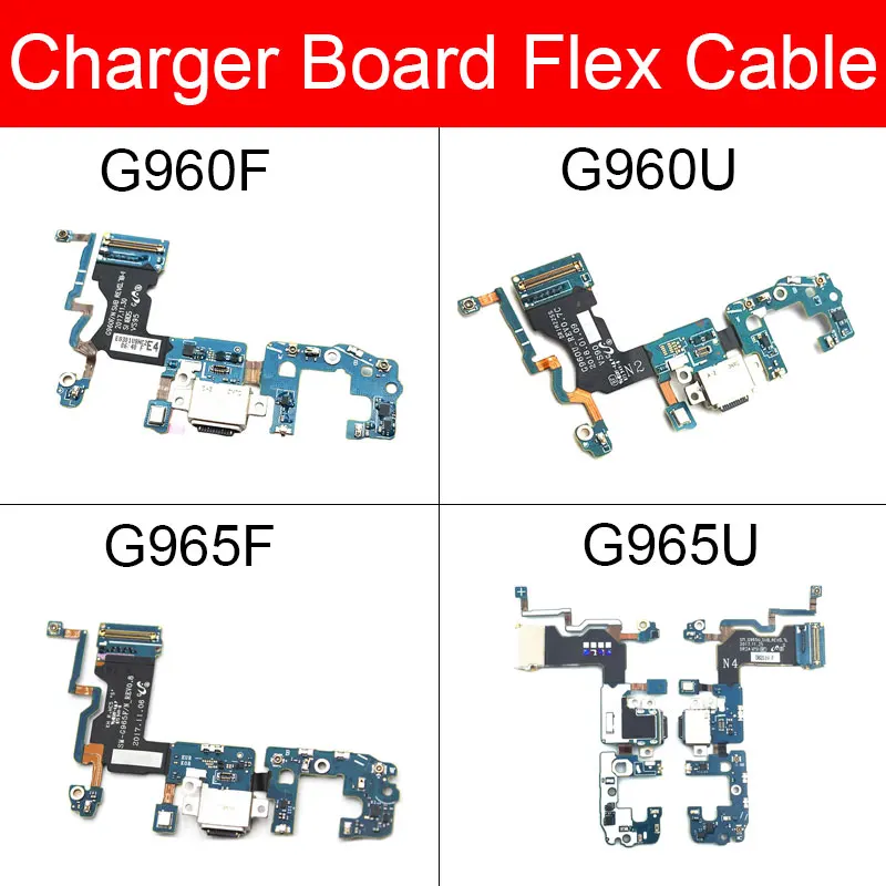 USB Charging Jack Dock Board For Samsung Galaxy S9 S9 Plus G965F G960F G960U G965U USB Charger Port Connector Board Parts