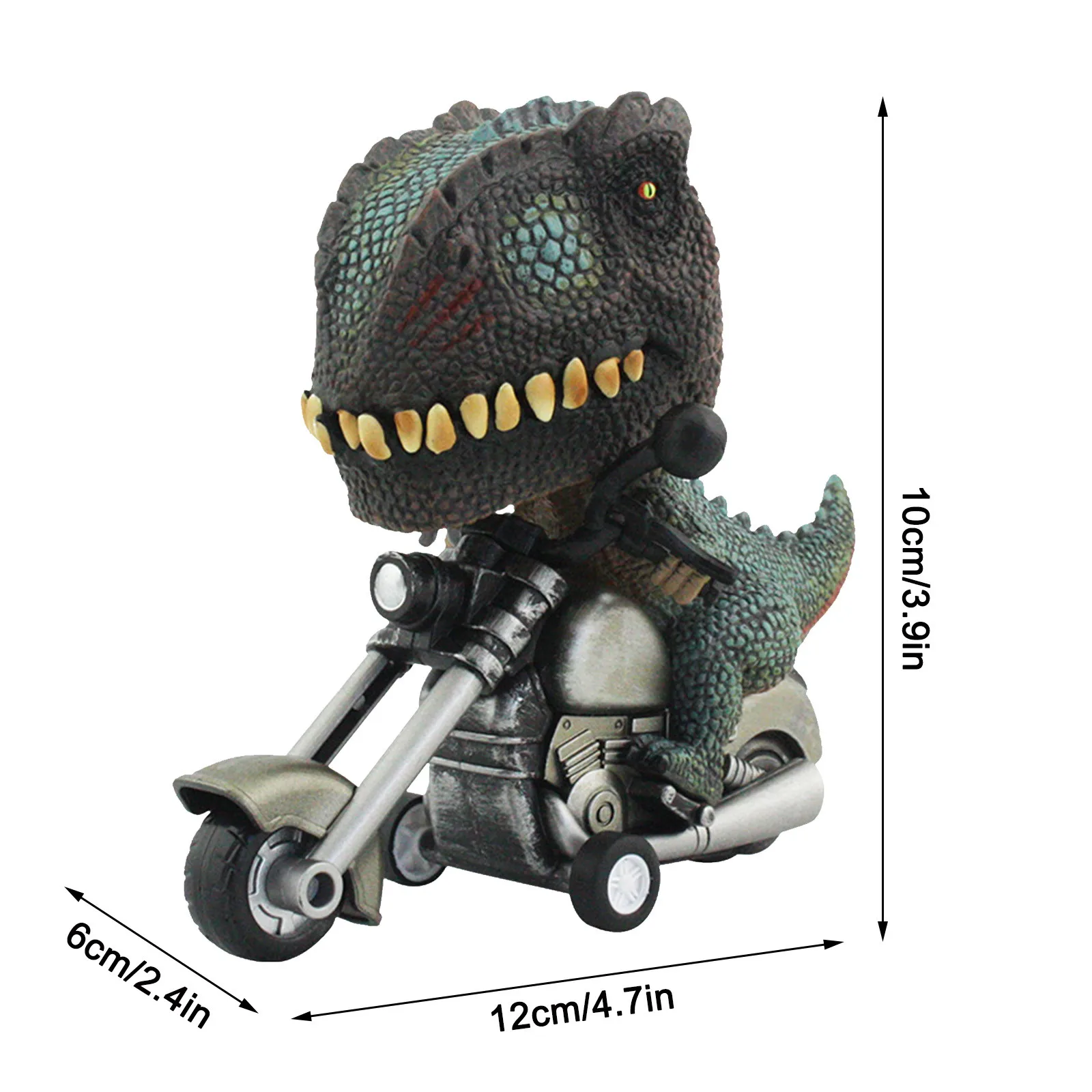 Jouet de voiture de traction de dinosaure, jeu de moto à Friction, jouets d'animaux pour garçons et filles, cadeau de fête