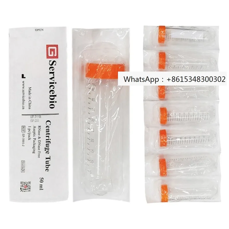 Centrifugal tube 50mL (single tube with pointed bottom) EP-5001-J 25 tubes/bag