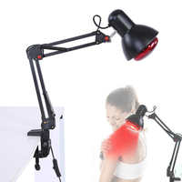 Floor Stand Infrared Heat Physiotherapy Lamp Pain Relief Speed Up Wound Healing 180° Adjustable Anti-scald Health Care Lamp