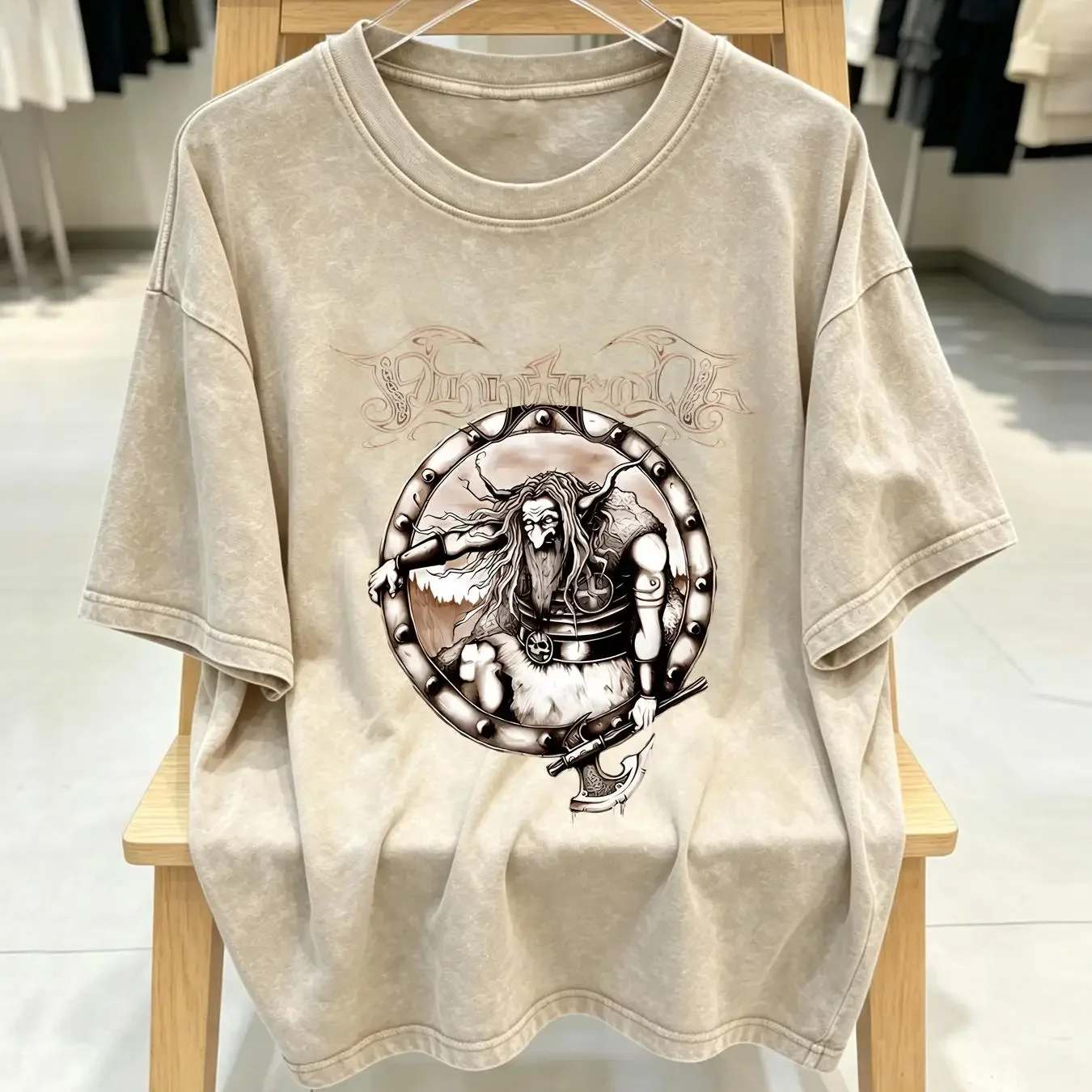 washed T Shirt BEST TO BUY Dark Retro Finntroll Music Finland Premium S 5XL long sleeves vintage Washed Stretched Versatile