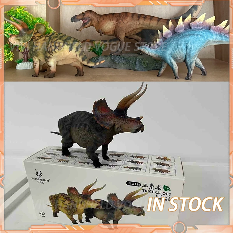 

HAOLONGGOOD Triceratops Dinosaur Model Jurassic Prehistoric Animal HLG-128 Collectible Figure Gift For Adult Boys Collection Toy