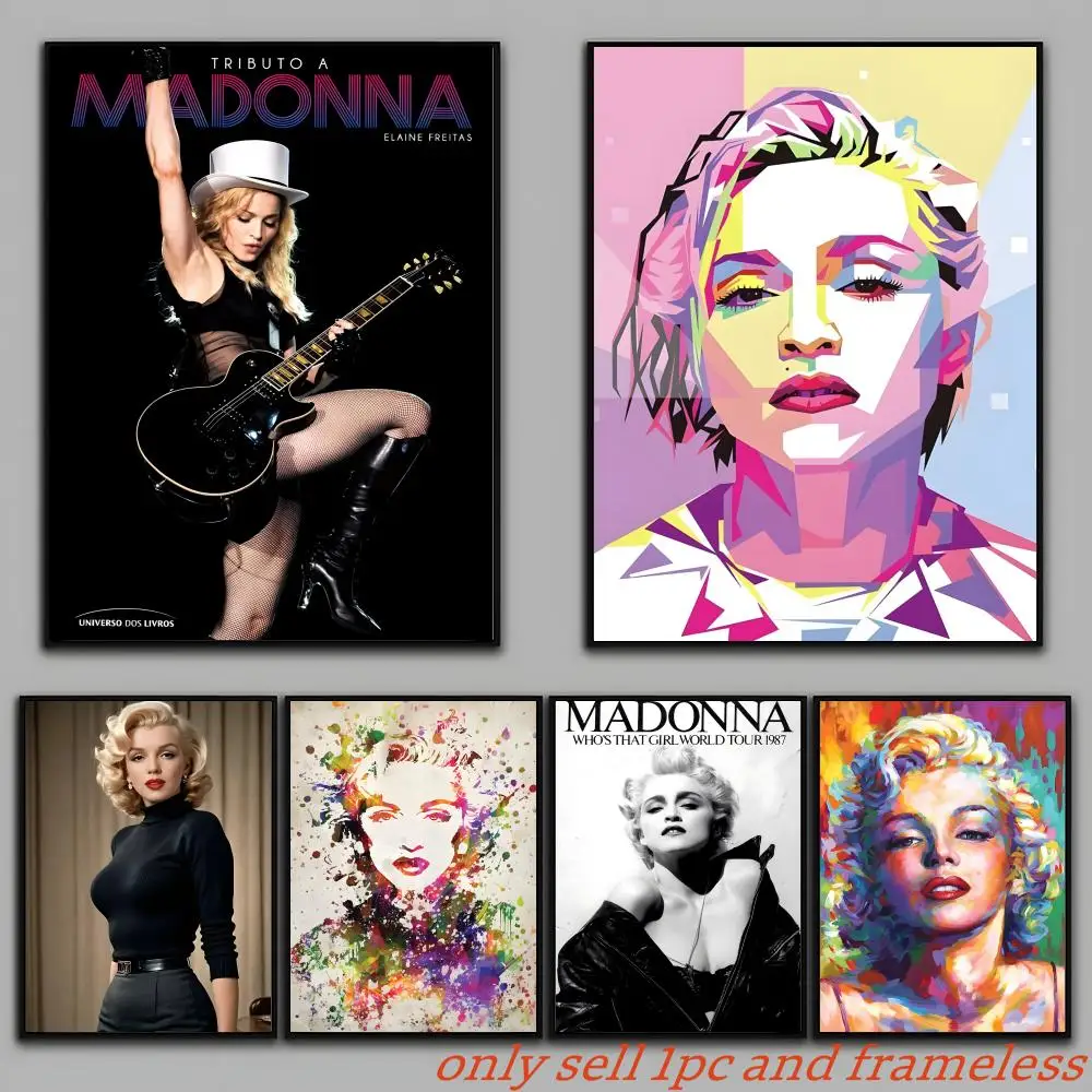 Queen Of Singer Music-Madonna-A-Famous Poster Painting Prints Wall Art Picture Film Room Home Bar Cafe Decor Home  Mural