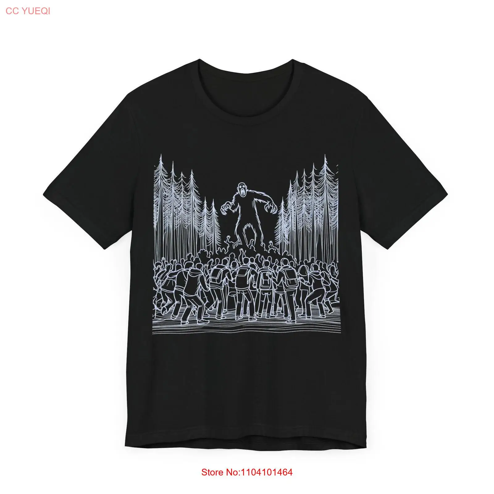 

sasquatch attacks tshirt