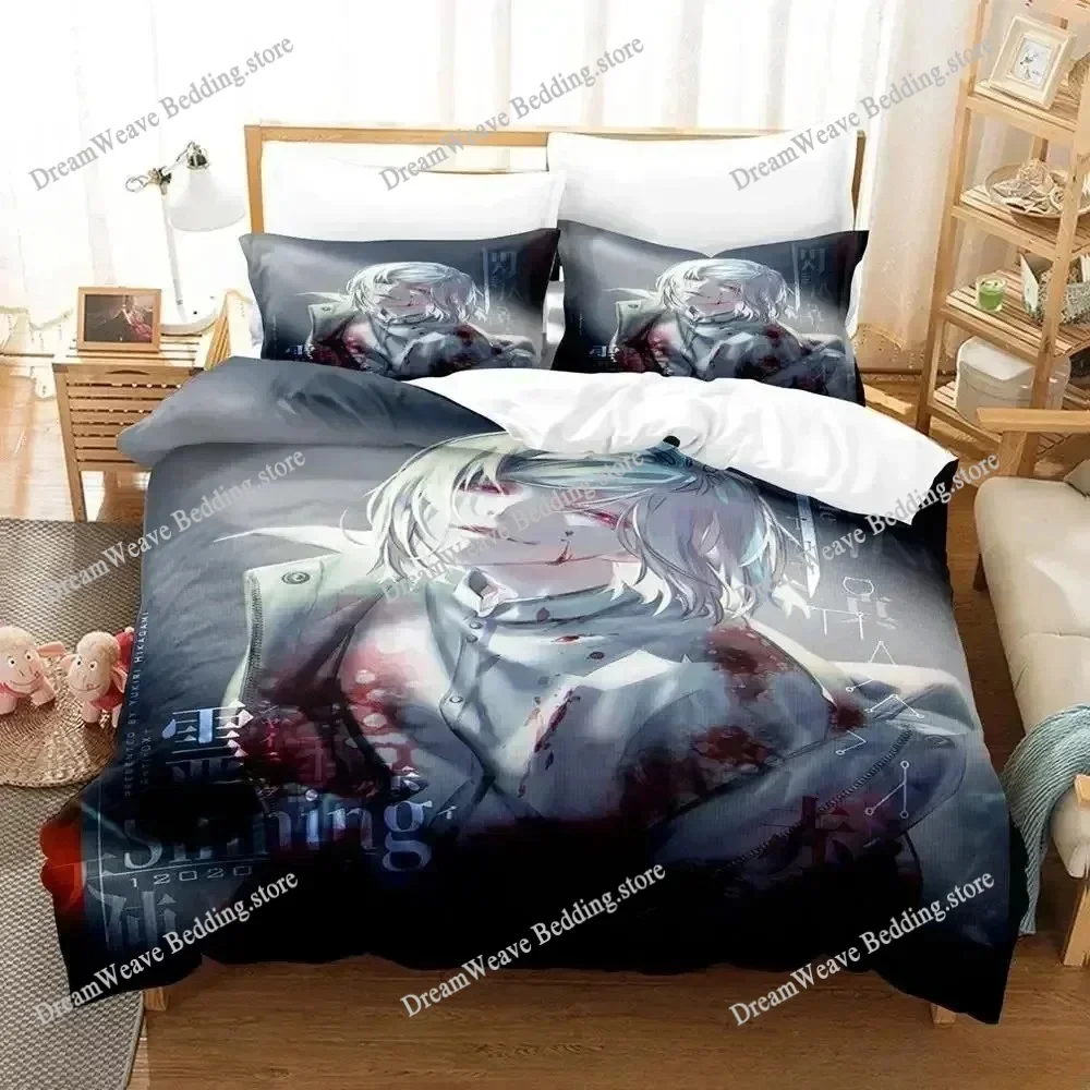 

3D Printed Anime Akudama Drive Bedding Set Duvet Cover Bedroom Comforter Single Twin King _Size Quilt Cover Home Textiles741