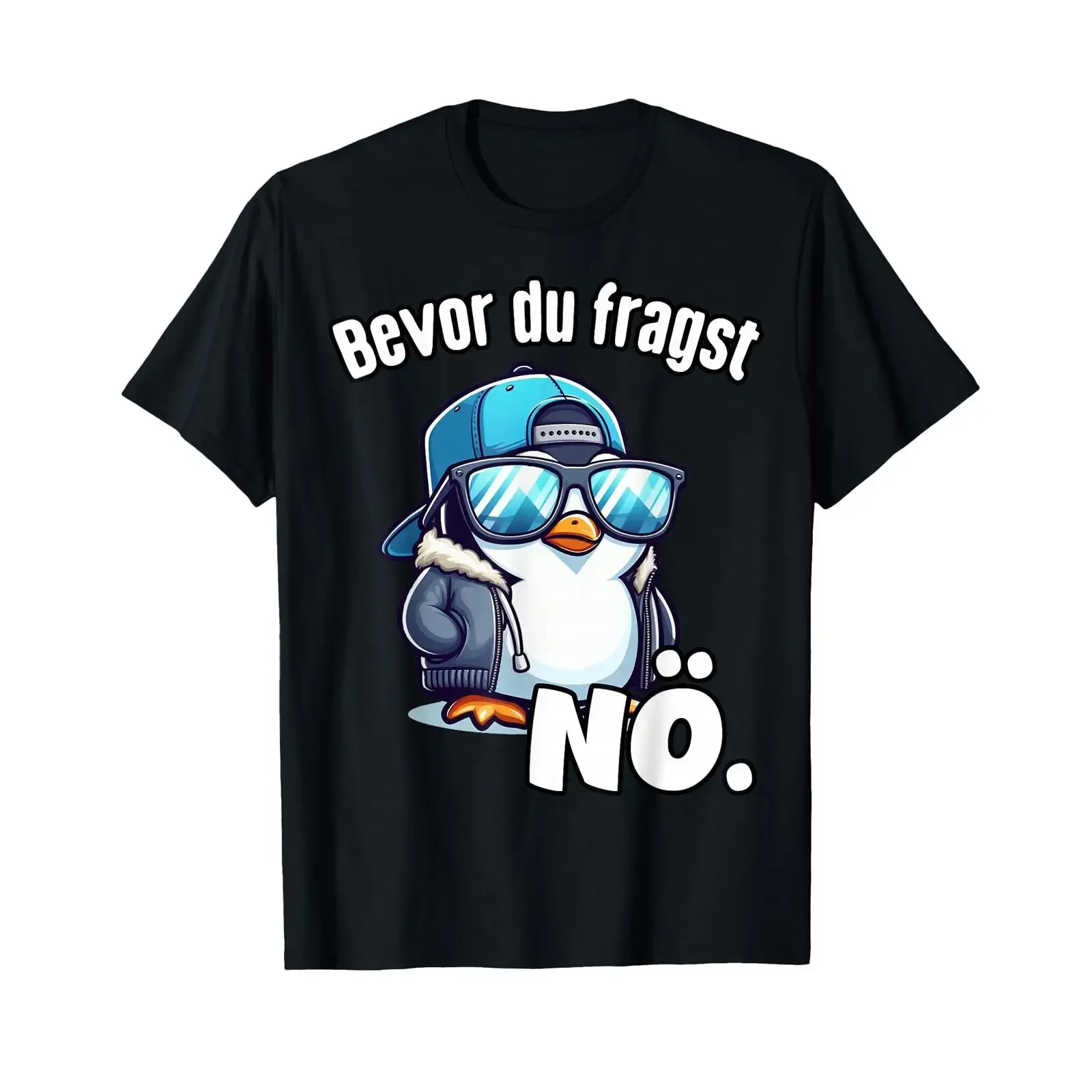 Men's T Shirt Funny Sayings Before You Ask Nö vintage Washed Casual Versatile streetwear Comfortable Stylish Slightly