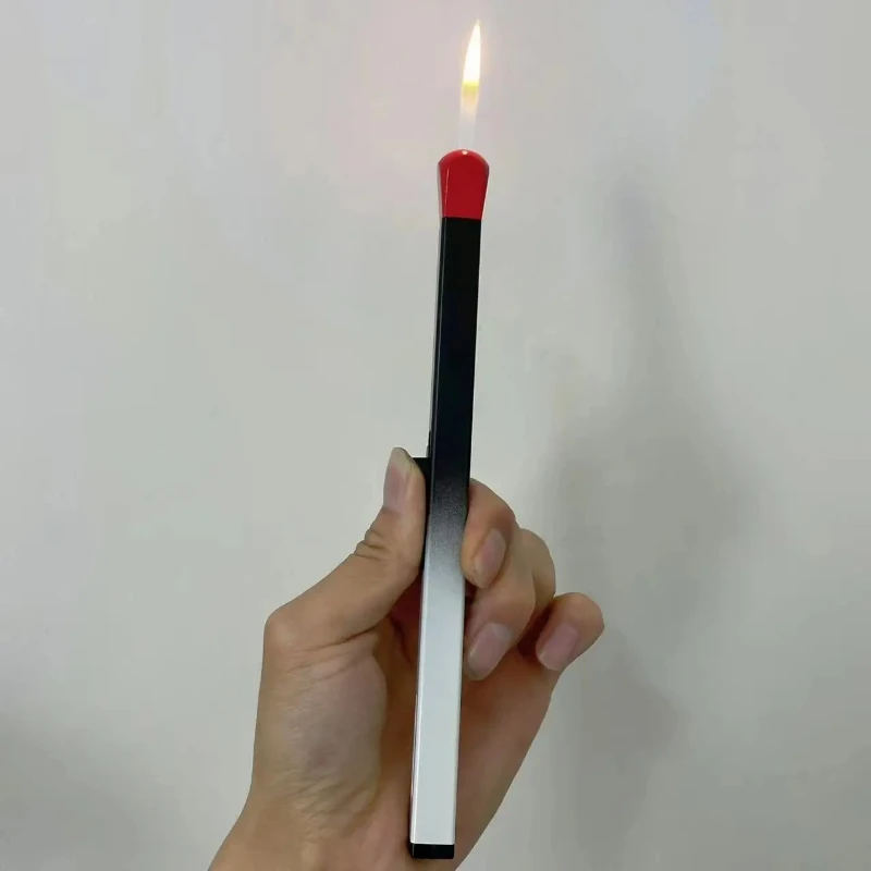 

Creative Home Kitchen Gas Stove Matchstick Shape Butane Gas Lighter Personalized Cigarette Cigar Lighter Smoking Accessories