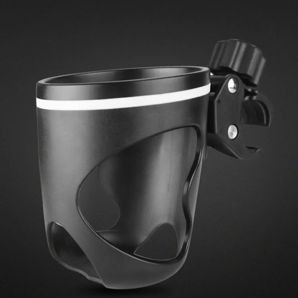 

1pcs Sip Resistant Cup Holder Portable Adjustable for Baby Stroller Pram Bike Fits 100mm Bottles 360 Degree Rotate