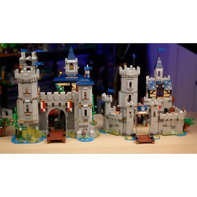 2625pcs MOC Medieval Castle Castleed Model Building Blocks Construction DIY Toy Creative Christmas Gifts Idea Kids Birthday