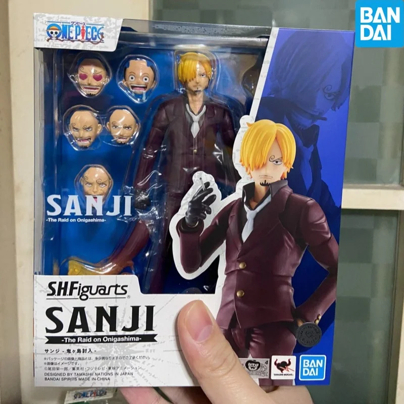 

Original Bandai S.h.figuarts Shf One Piece Sanji The Raid On Onigashima In Stock Anime Figures Statue Model Toys Birthday Gifts