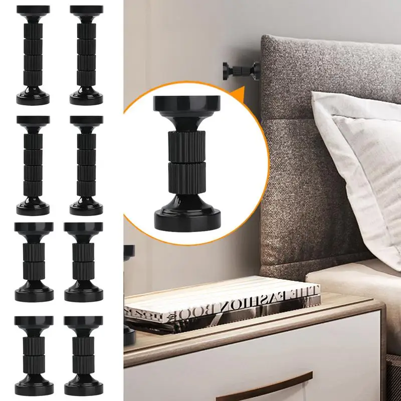 Headboard Stoppers For Wall Adjustable Spacer For Bed Set Of 4 Squeaking Eliminator Strong Adhesion Shock Absorber Bedside Anti