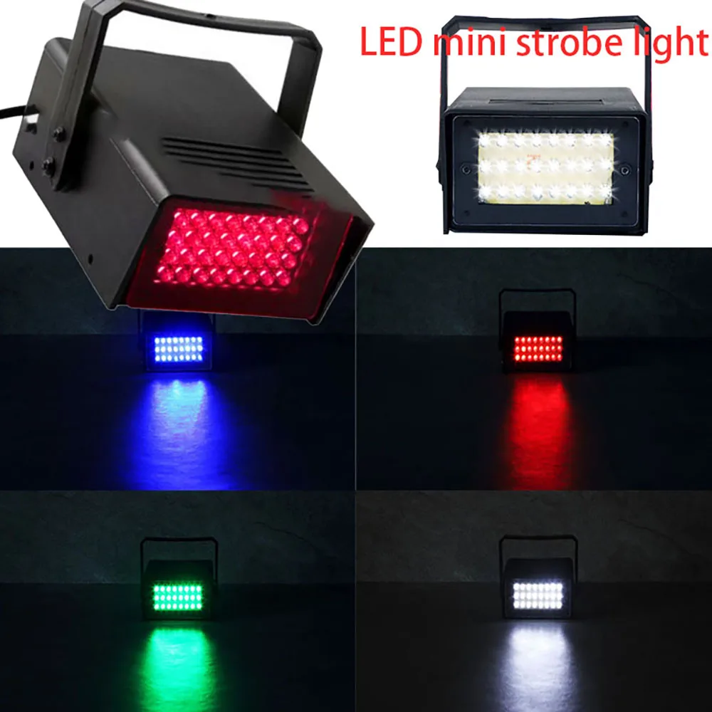 24 LED stage party lights DJ disco background lights monochrome mini wedding atmosphere lights holiday party flash lights