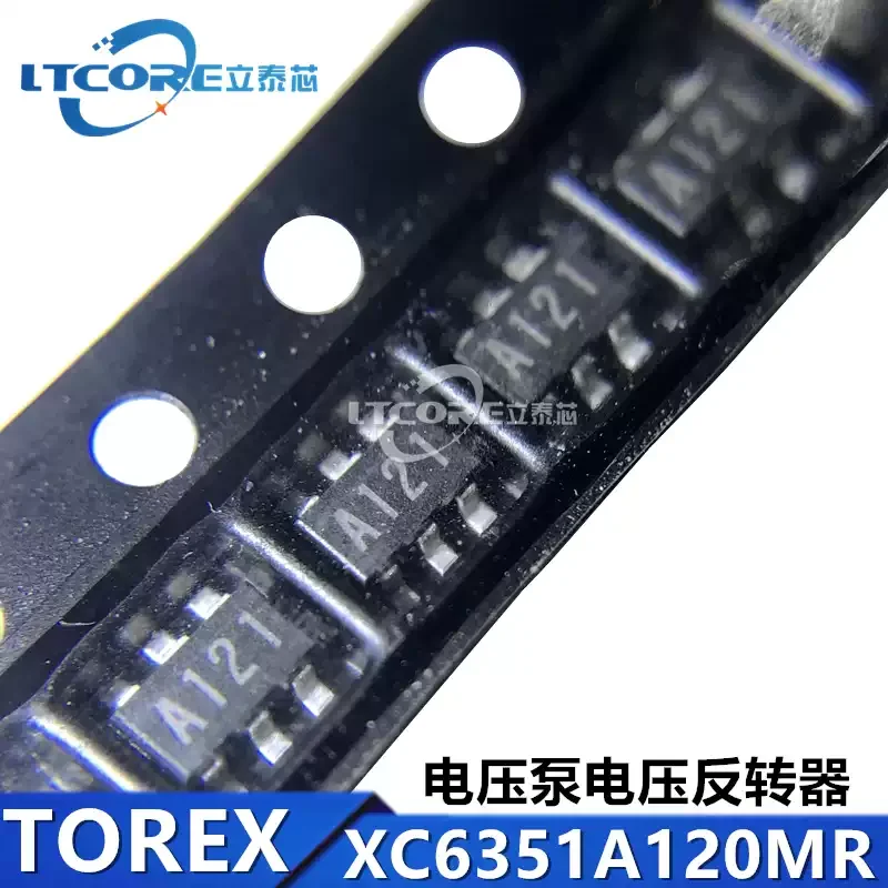 5-50pcs XC6351A120MR silk screen printed A121 patch SOT23-6 voltage pump voltage inverter original TOREX