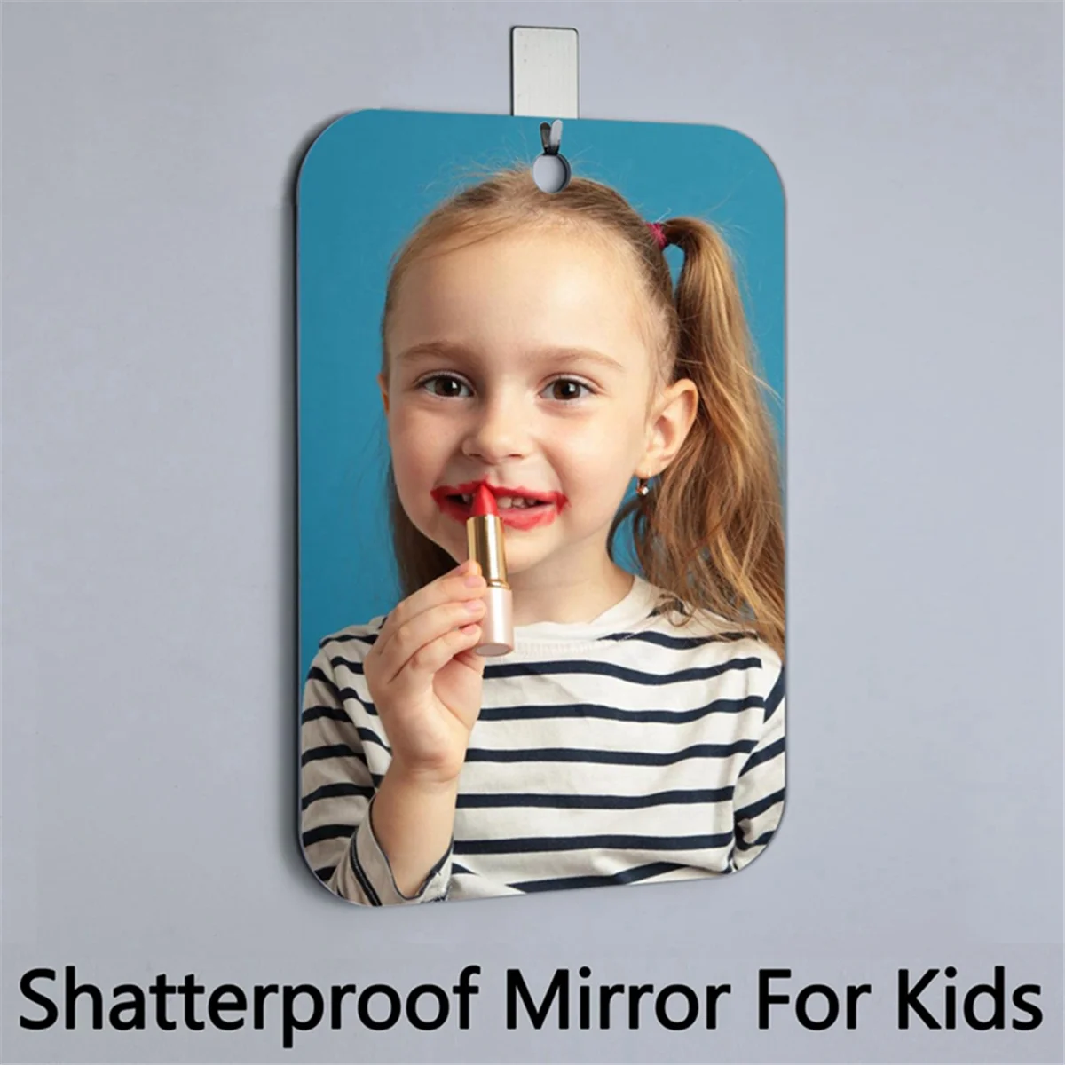 Shower Mirror Fogless for Shaving Mirror for Shower,Unbreakable Deluxe Organic Glasss Makeup Mirror Small