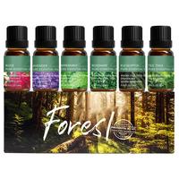 6pcs 10ml Essential Oils Set For Aroma Aromatherapy Diffusers Humidifier Lavender Essential Oil Water-soluble Plant Oil