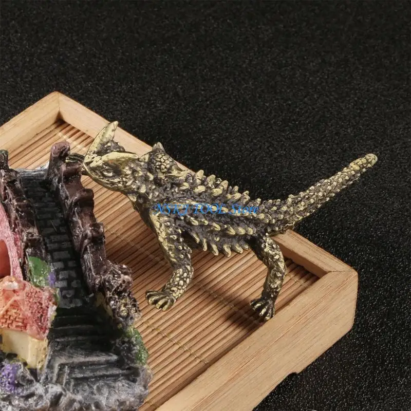 L8RC Lizards Statue Sculptures Table Centerpieces Decorative Ornament Home Decors