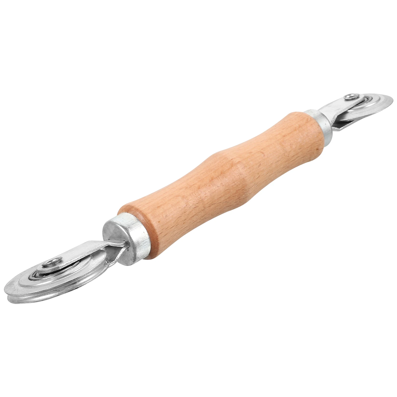 Cast Iron Pressure Strip Tool Wood Handle Screen Roller Bearing Smooth Operation Window Screen Installation Repair Kit