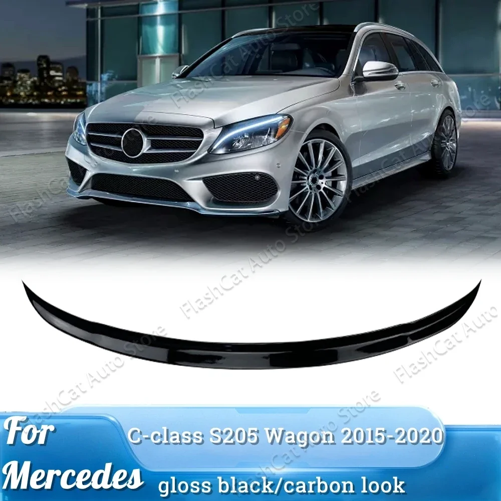 

Rear Roof Spoiler For Mercedes S205 Wagon Touring Hatchback C180 C200 C220 C320 C350 C400 C63 AMG 2015 2016 2017 2018 2019 2020