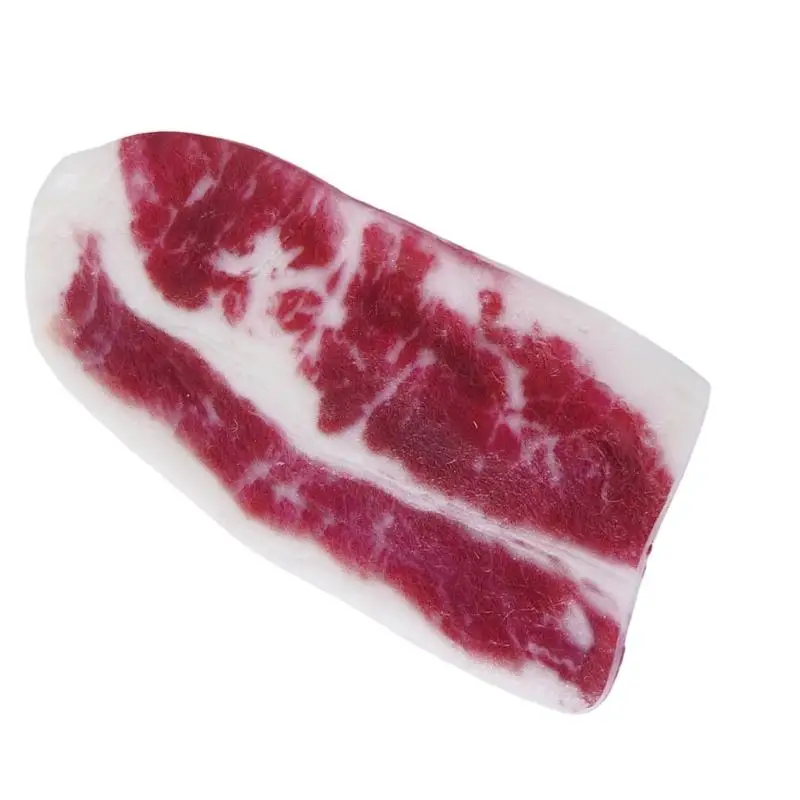 Accesorios carne simulación A52E con textura realista, estancia exhibición alimentos para educación