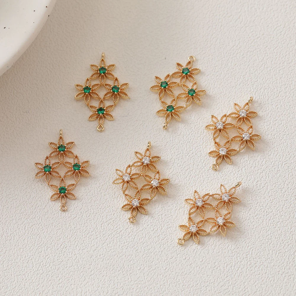 

2 шт. винтажный цветок в китайском стиле полый кулон Сделай Сам материалы для изготовления ювелирных изделий Аксессуары