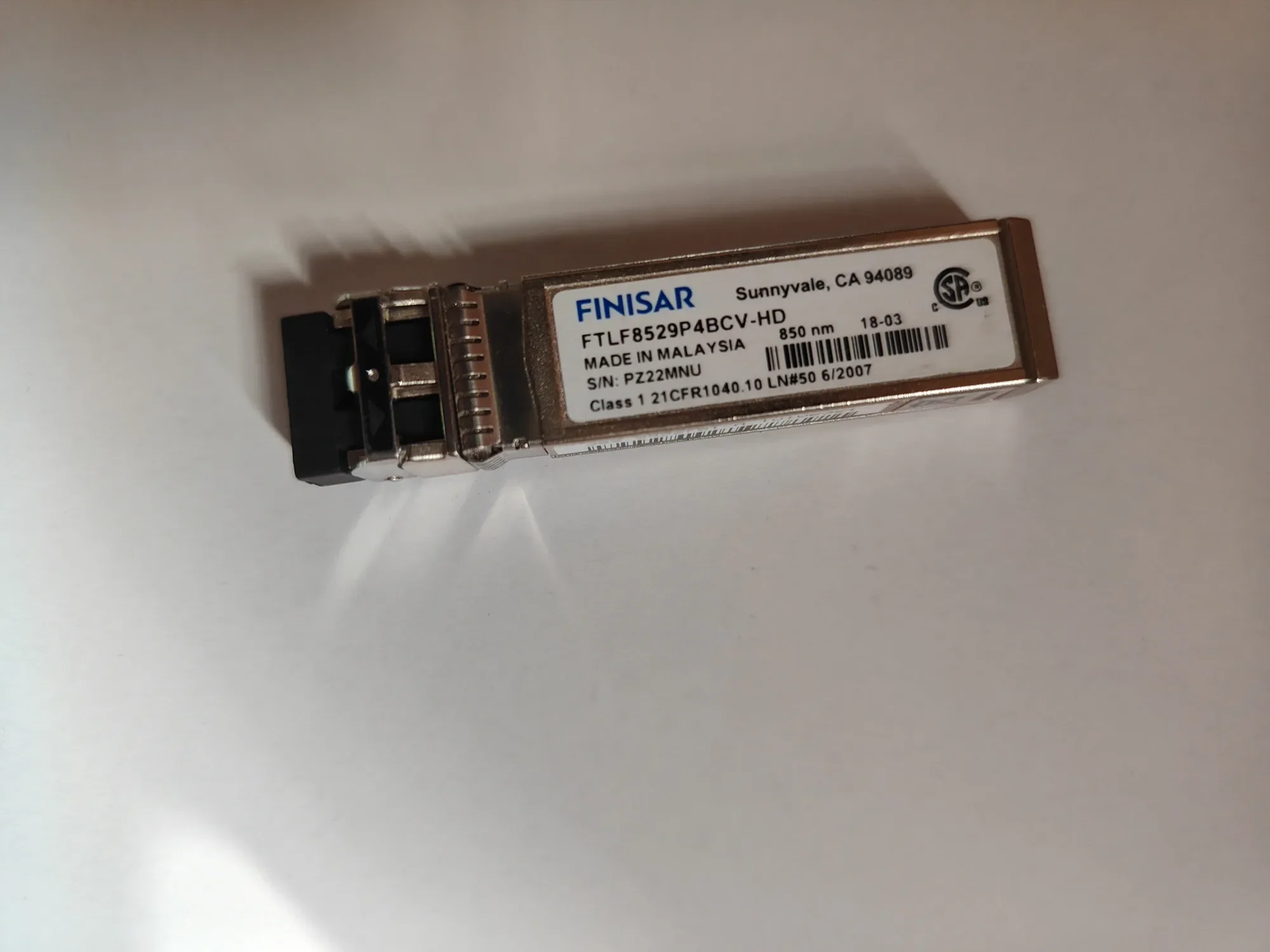

New Finisar 16G Fiber Transceiver/FTLF8529P4BCV-HD, 5552781-A 16GB 850NM SW HDS SFP/Hitachi Storage Fiber Optical Module 16G