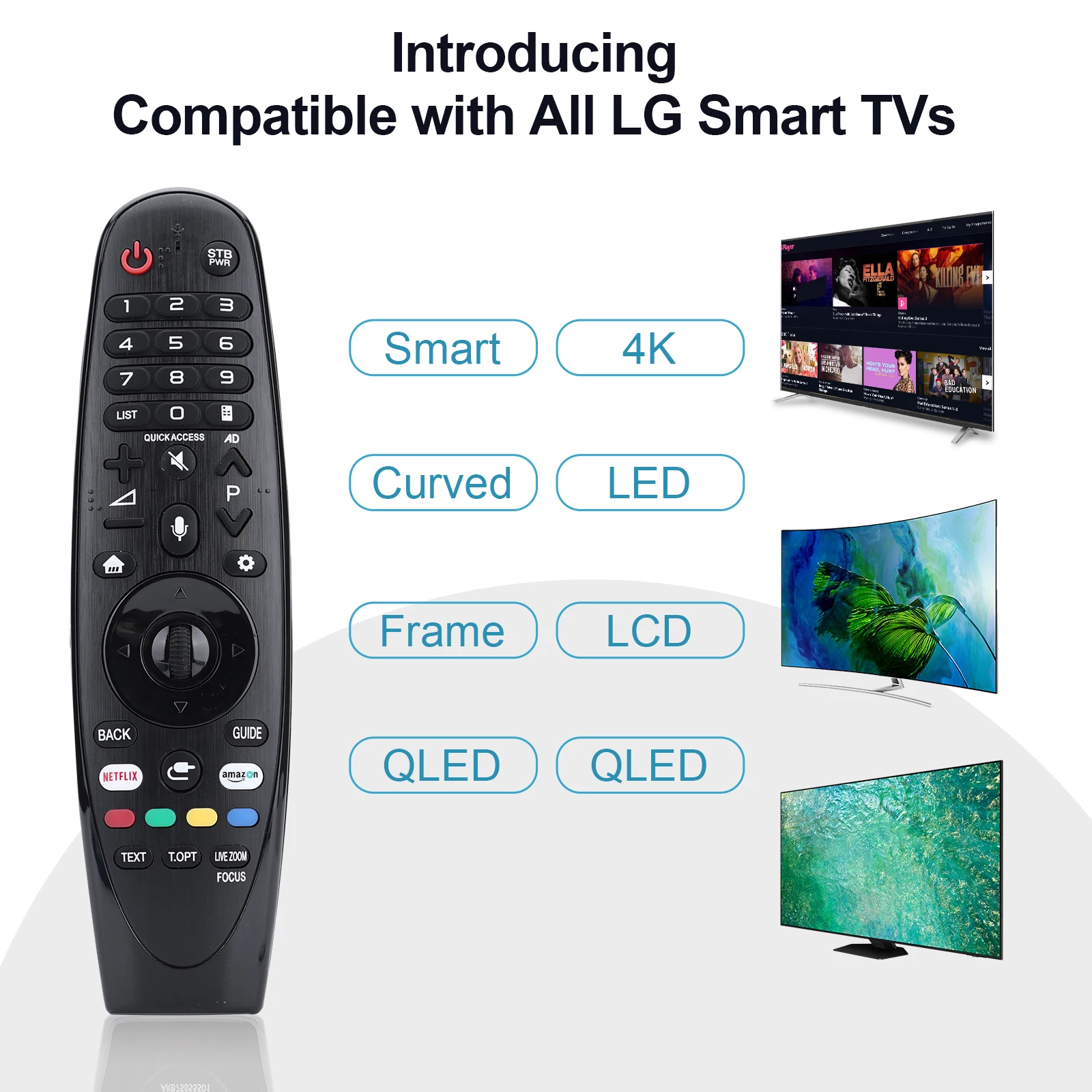 An-Mr18Ba Mr18Ba Magic Remote com pesquisa por voz e laser para LG