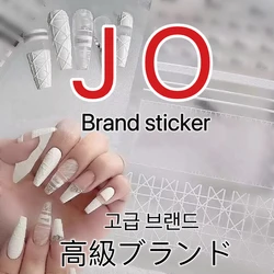 1 Sheet Luxury Brand Nail sticker Multi-element Brand Logo Nail sticker DIY nail art Decal