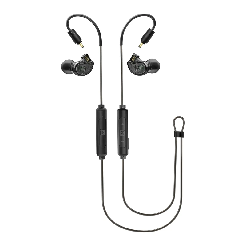 M6 Pro ไร้สาย + หูฟังไดนามิก10มม. แบบมีสายตัดเสียงรบกวน HIFI เพลง In-Ear หูฟัง
