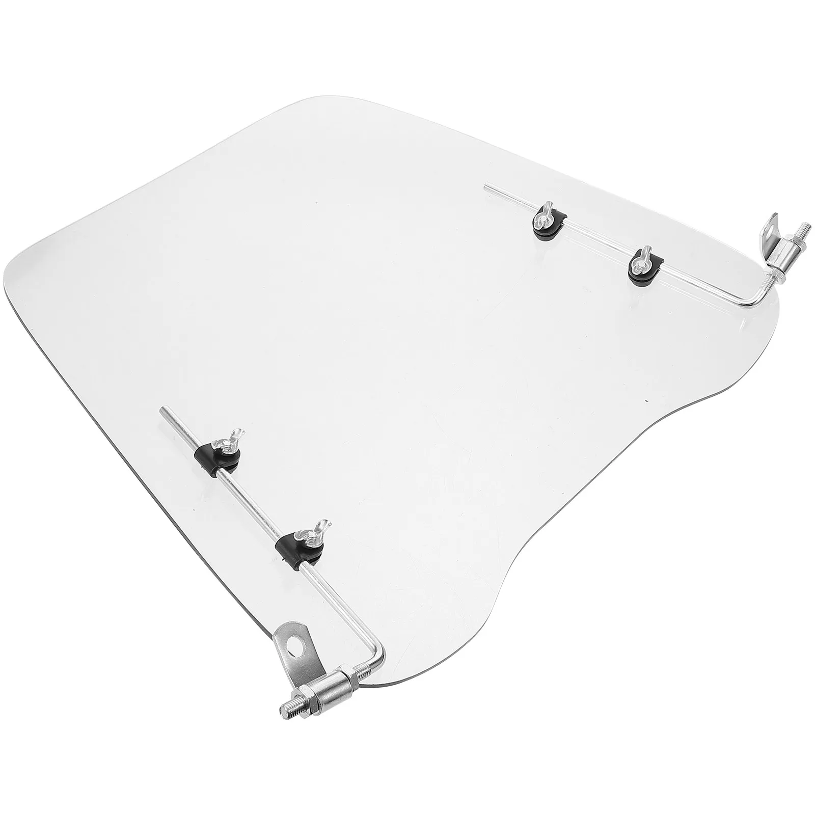 

Clear Motorcycle Windshield Large Wind Deflector Universal Windshield for Motorbike Riding Visibility Protection