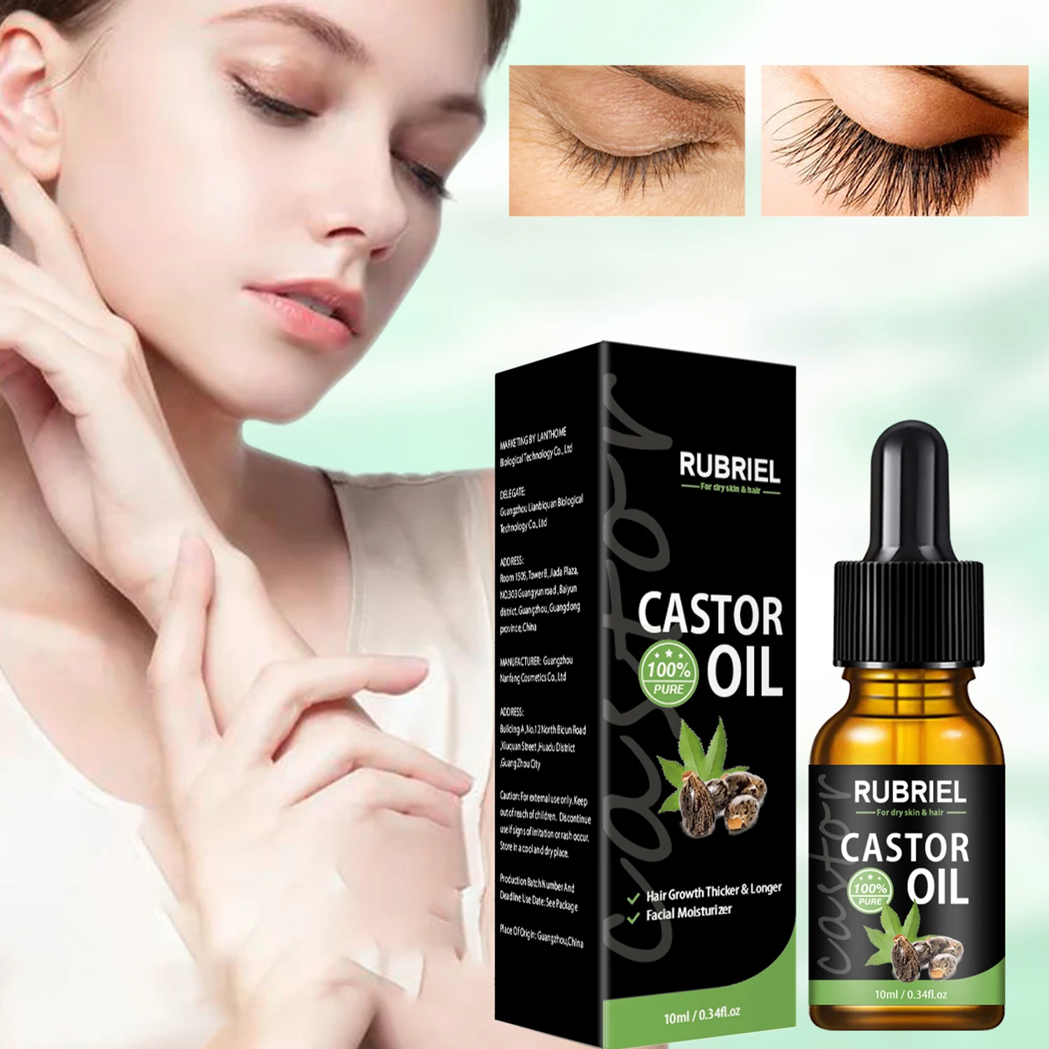 Sérum de croissance rapide des cils, 7 jours, croissance des sourcils, traitement d'extension de maquillage fort, produits de soins épais