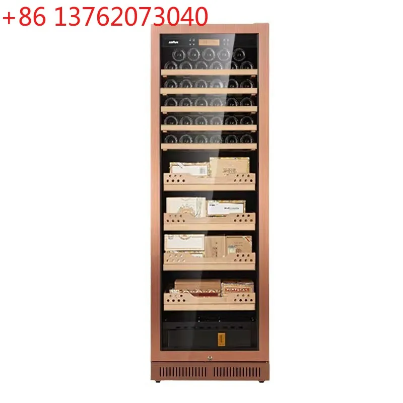 

Бытовая высококачественная полка из кедрового дерева с постоянной температурой и влажностью, интеллектуальный компрессорный шкаф для сигар с переменной частотой
