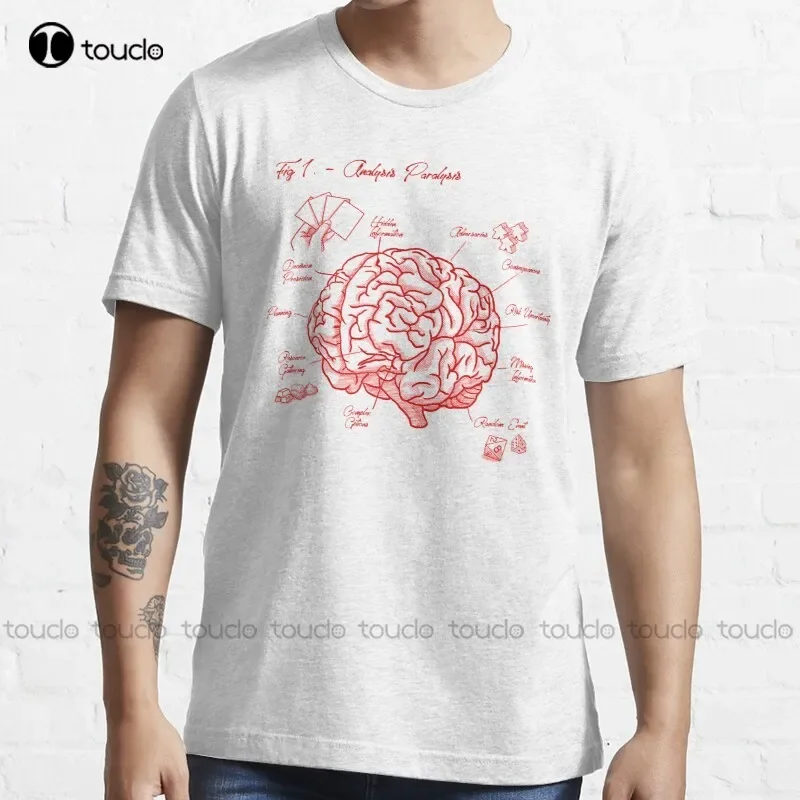 New Analysis Paralysis - Red Print T-Shirt Cotton Tshirts For Women Men Cotton Tee Shirts Xs-5Xl Streetwear Tshirt New Popular