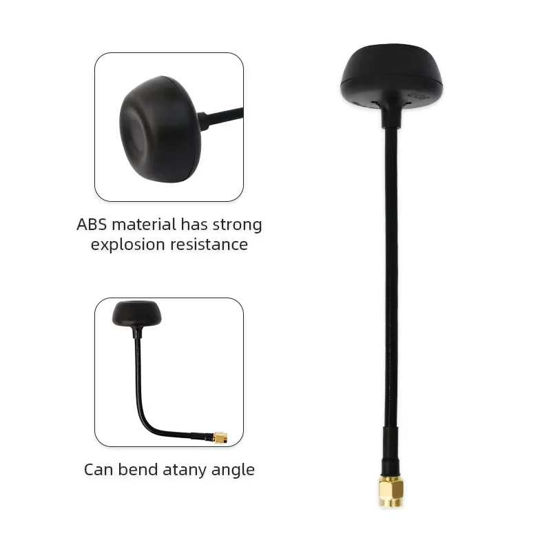 50 SZT. Antena wzmacniająca 5.8G, wszechkierunkowa, z wzmocnieniem 3dBi, złącze SMA, stabilny sygnał, wszystkie kierunki, do bezprzewodowych systemów FPV UAV