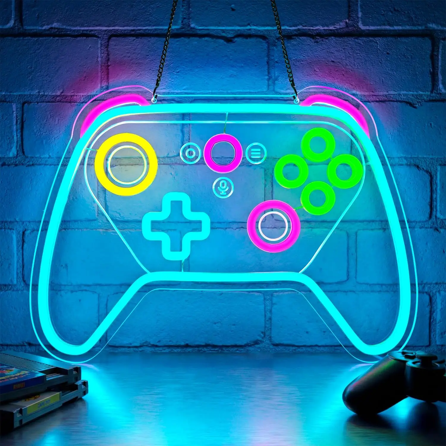 

Game Controller Neon Sign USB Powered Led Light for Bar Gaming Room Party Bedroom Aesthetic Decoration Gift Art Wall Light